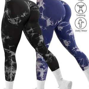 Women's 2pcs  Seamless Yoga Leggings